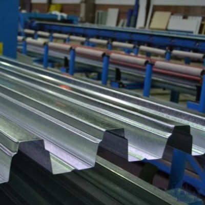 Профнастил оцинкованный 600х44х0,75 мм H75-750 ГОСТ 24045-94 купить в Филиал в Астане ПКФ "Айсберг АС"