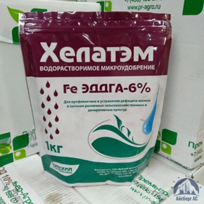 Удобрение ХЕЛАТЭМ Fe 6 Fe EDDHA (ЭДДГА) 6 % купить в Филиал в Астане ПКФ "Айсберг АС"