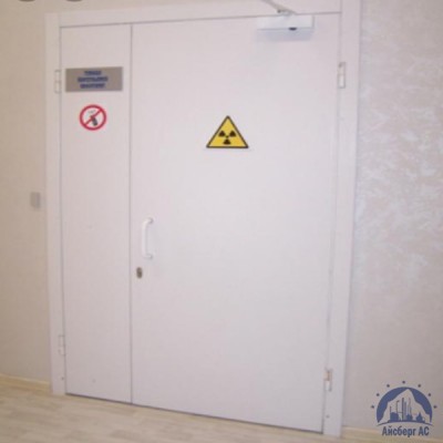 Рентгенозащитная алюминиевая дверь 1070х2080-1 мм купить в Филиал в Астане ПКФ "Айсберг АС"
