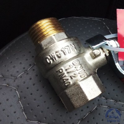 Кран шаровый нержавеющий муфтовый трёхходовой L образный DN 20 26,9 мм 3/4" AISI 316 купить в Астане