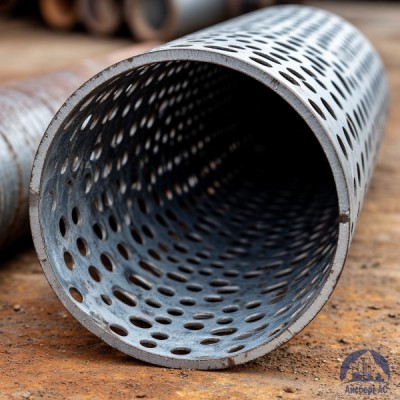 Труба перфорированная стальная купить в Астане