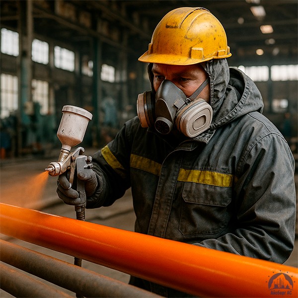 Порошковое покрытие труб