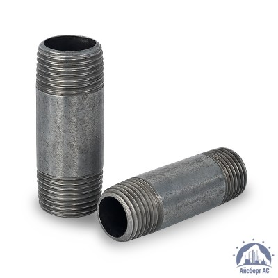 Бочонок стальной оцинкованный Ду 15 1/2'' L=55мм ГОСТ 3262-75 купить в Астане