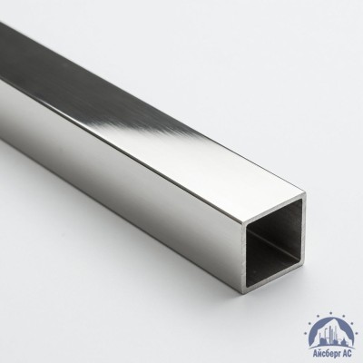 Труба нержавеющая квадратная 50х50х2 мм зеркальная AISI 304 DIN 2395 купить в Астане