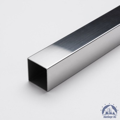 Труба нержавеющая квадратная 40х40х1,5 мм зеркальная AISI 304 DIN 2395 купить в Астане