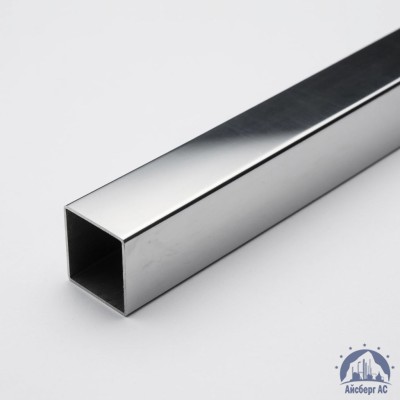 Труба нержавеющая квадратная 30х30х1,5 мм зеркальная AISI 304 DIN 2395 купить в Астане