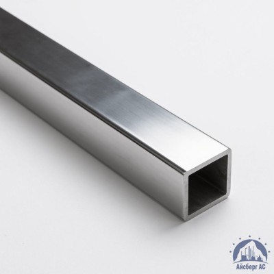 Труба нержавеющая квадратная 25х25х2 мм шлифованная AISI 304 DIN 2395 купить в Астане