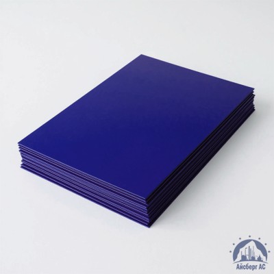 Лист с полимерным покрытием 2х1250х2500 мм RAL 5002 купить в Астане