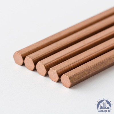 Шестигранник медный 10 мм М3 ГОСТ 1535-2016 купить в Астане