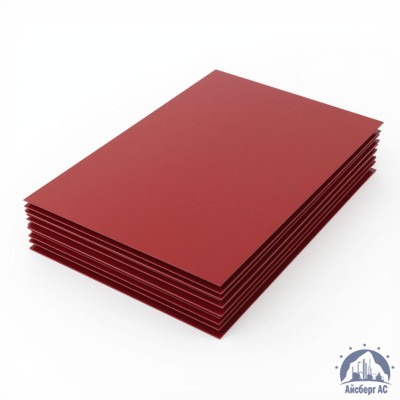 Лист с полимерным покрытием 0,35х1250х2500 мм RAL 3011 купить в Астане