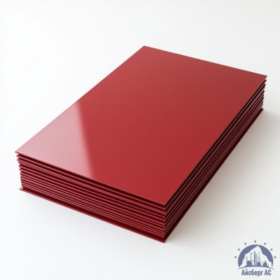 Лист с полимерным покрытием 0,3х1250х2500 мм RAL 3011 купить в Астане