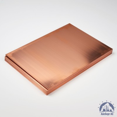 Плита медная 97х600х1500 мм ГПРХХ М2 ГОСТ 1173-2006 купить в Астане