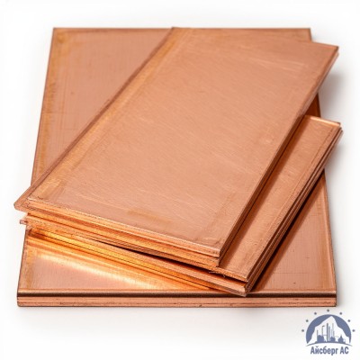 Плита медная 97х600х1500 мм ГПРХХ М1ф ГОСТ 1173-2006 купить в Астане