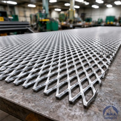 Алюминиевая декоративная просечно-вытяжная сетка 3.20х13.40х2.40 мм купить в Астане