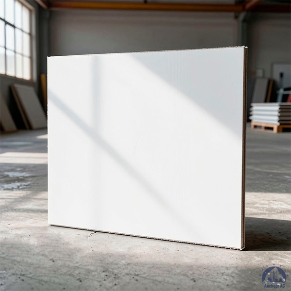 Гипсокартон влагоогнестойкий ГКЛВО 1500х1200х12,5 мм